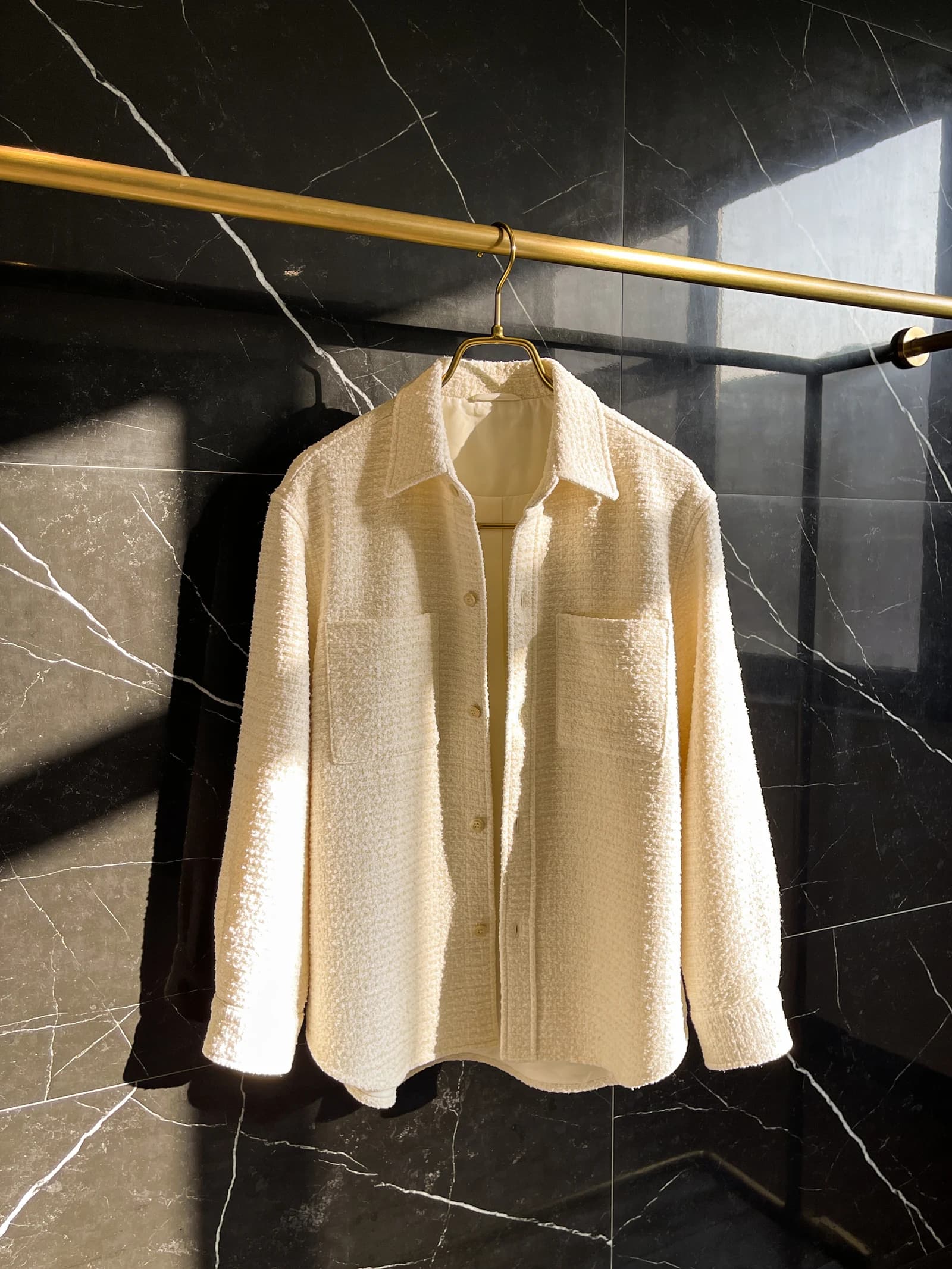 Boucle overshirt