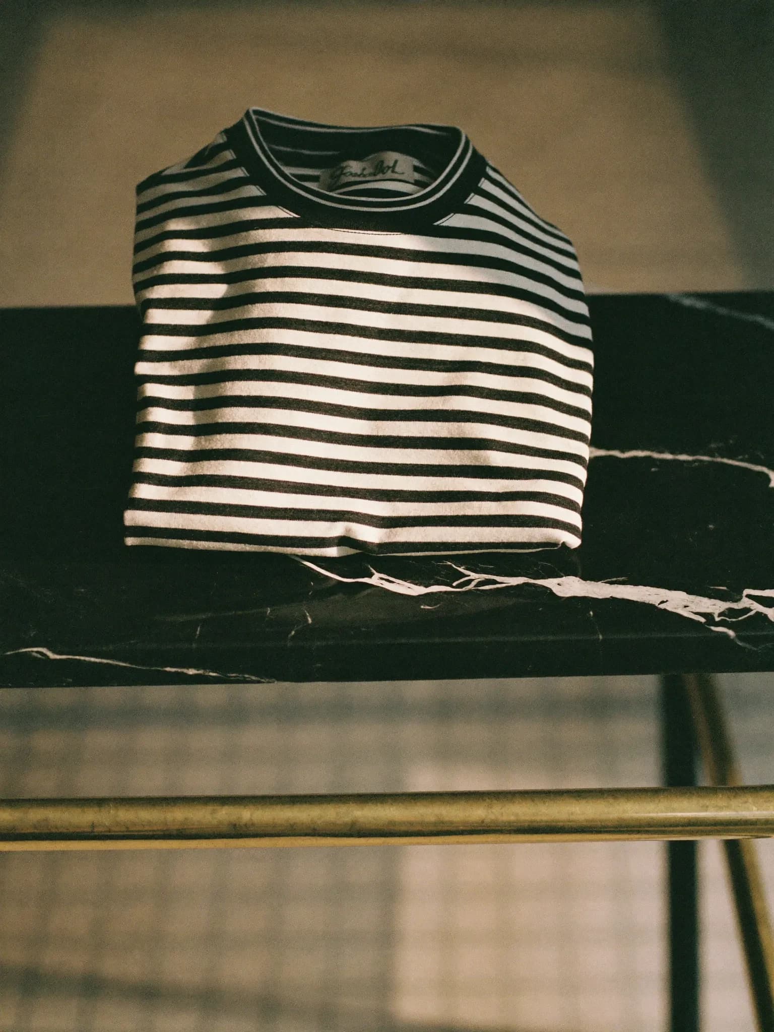 Striped cotton top